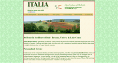 Desktop Screenshot of italiareservations.com